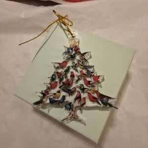 Colorful Bird Christmas Tree Ornament